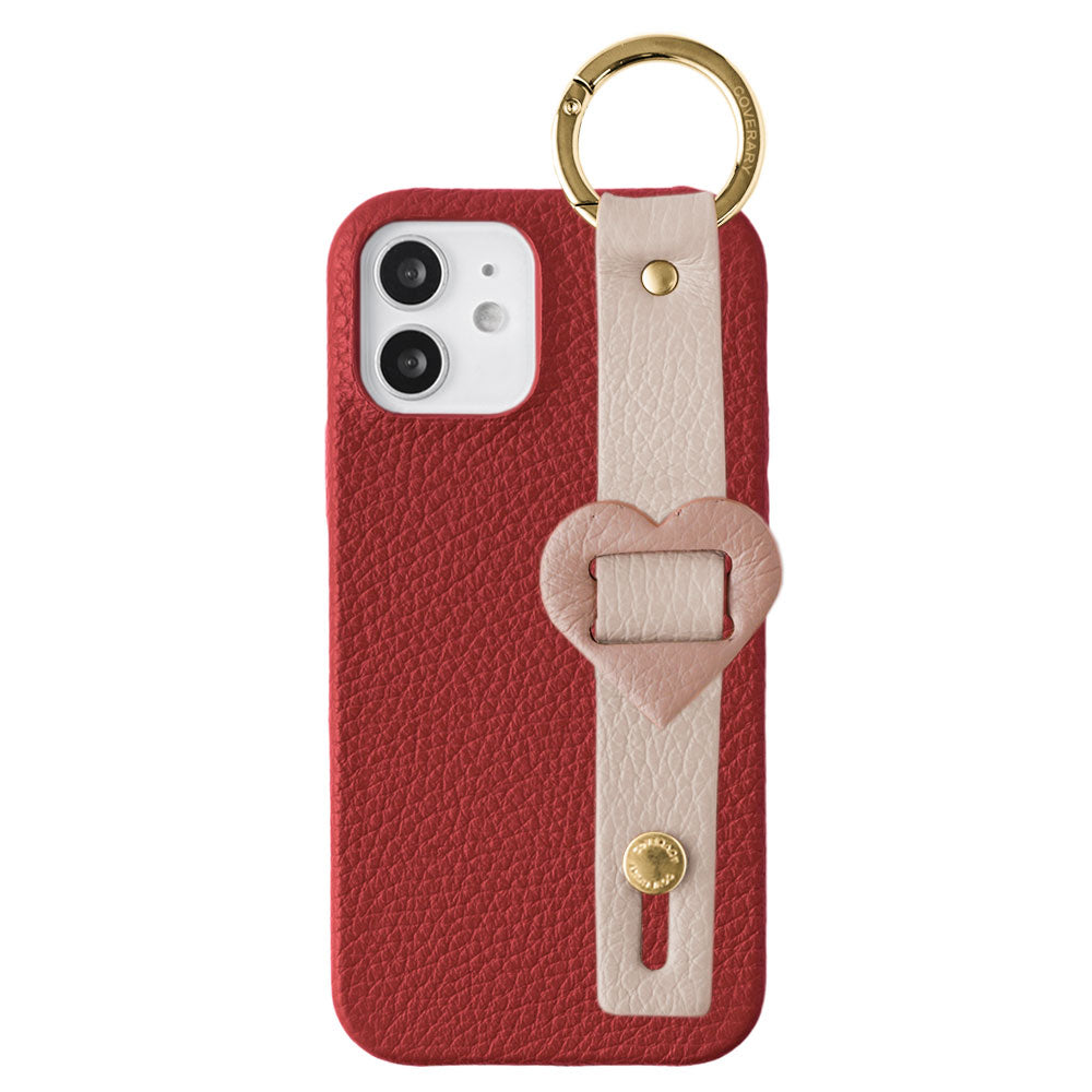 Cuir véritable 32 couleurs cuir italien grainé avec boucle et ceinture à main, coque arrière série Galaxy