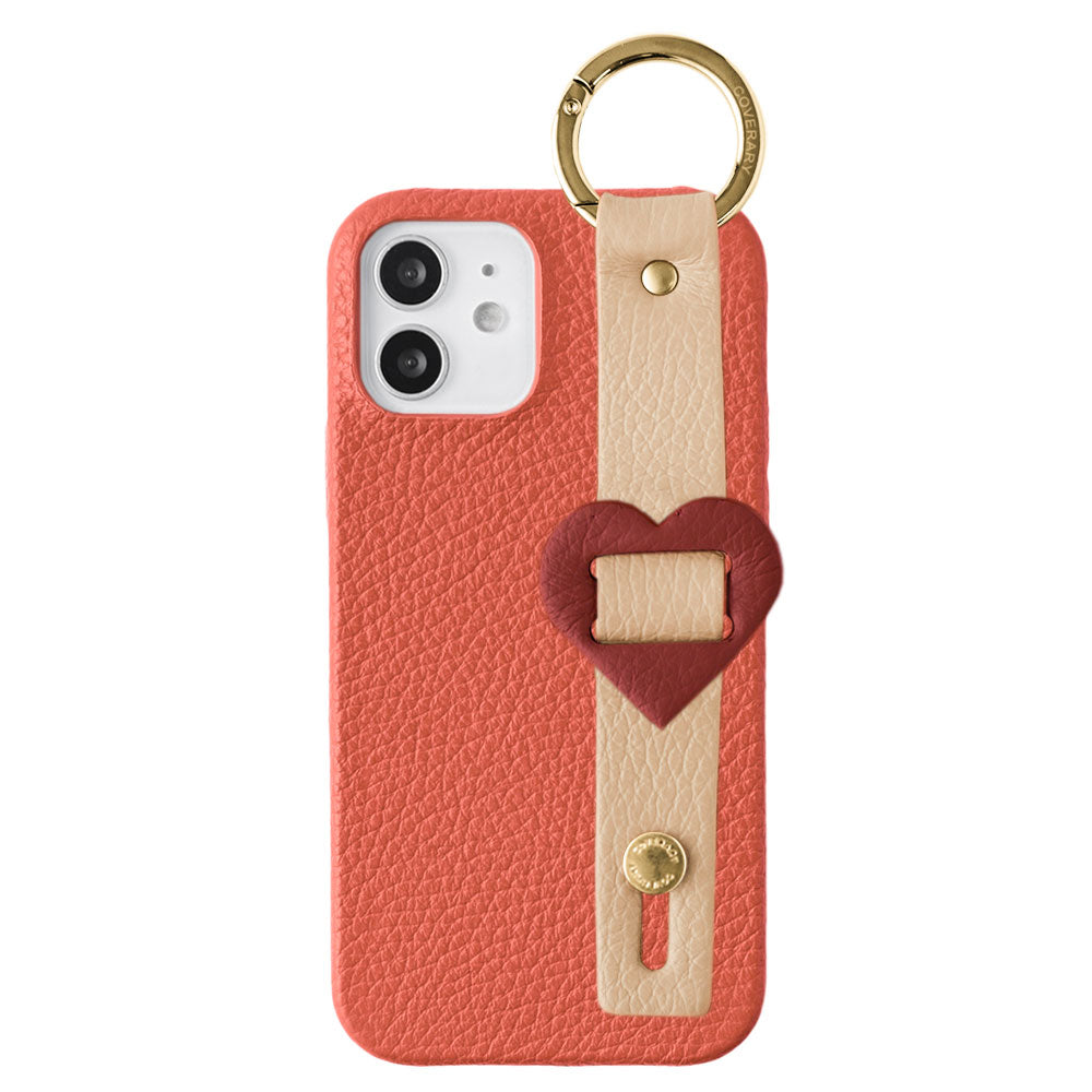 Cuir véritable 32 couleurs cuir italien grainé avec boucle et ceinture à main, coque arrière série Galaxy