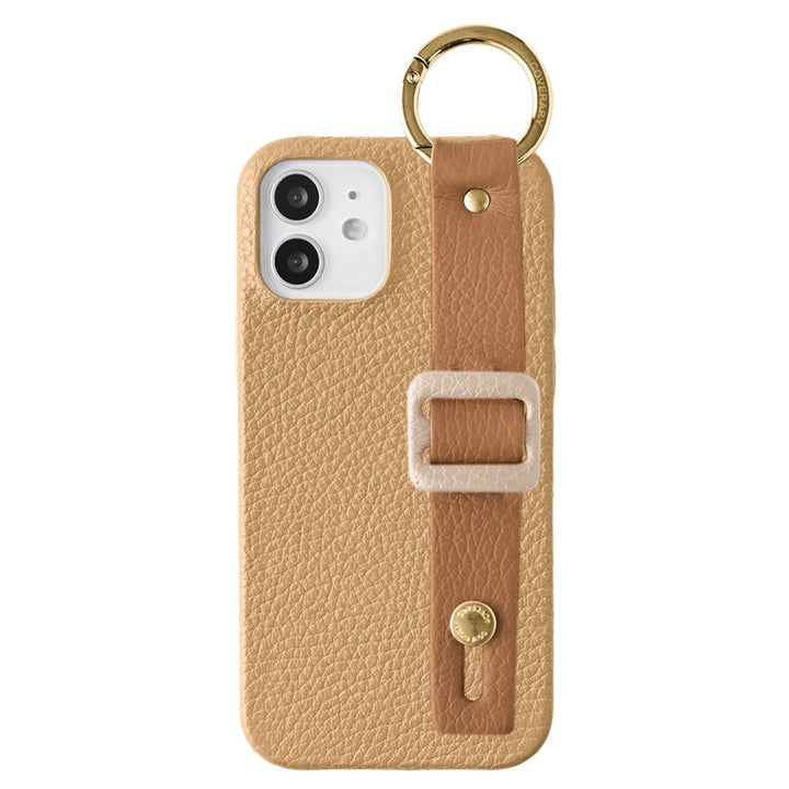 Cuir véritable 32 couleurs cuir italien grainé avec boucle et ceinture à main, coque arrière série Galaxy