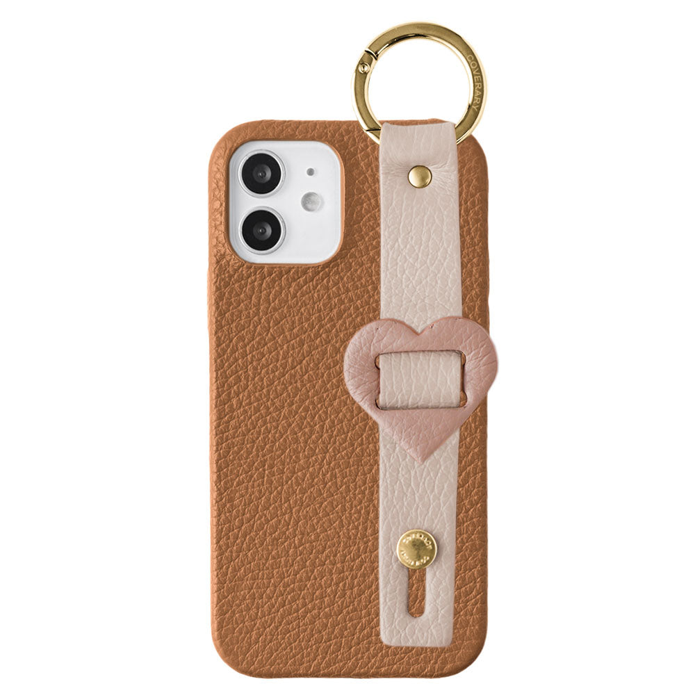 Cuir véritable 32 couleurs cuir italien grainé avec boucle et ceinture à main, coque arrière série Galaxy