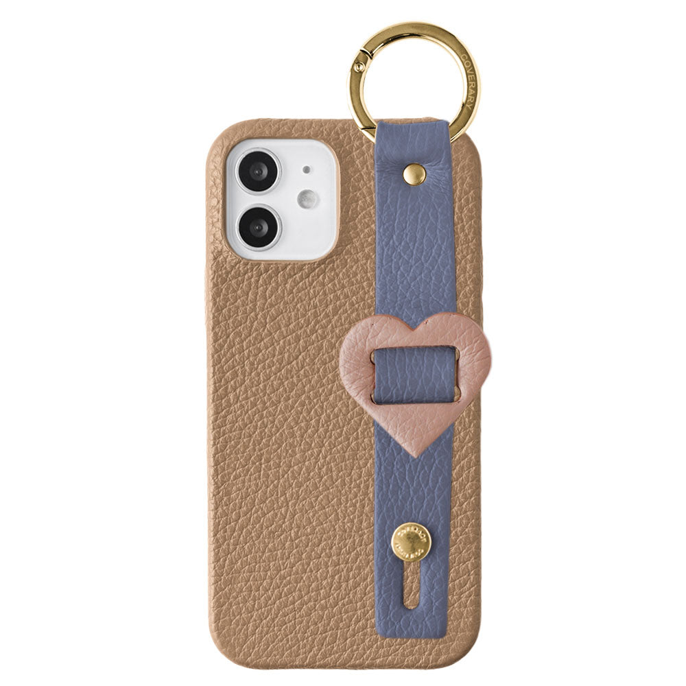 Cuir véritable 32 couleurs cuir italien grainé avec boucle et ceinture à main, coque arrière série Galaxy