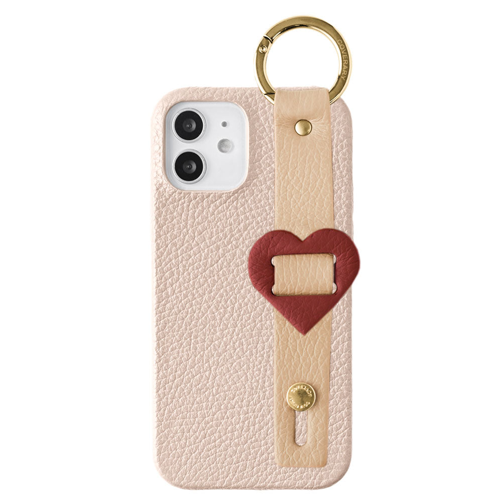 Cuir véritable 32 couleurs cuir italien grainé avec boucle et ceinture à main, coque arrière série Galaxy