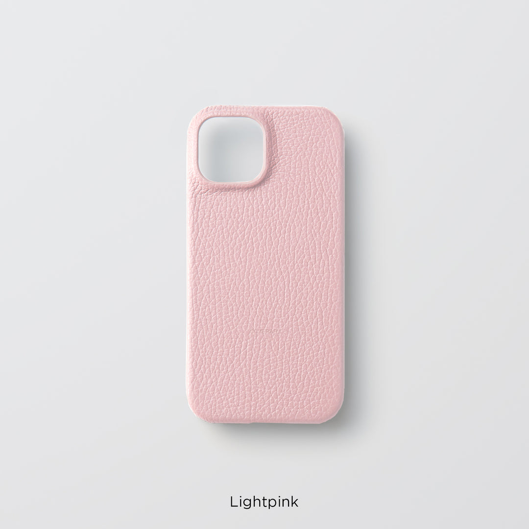 Coque arrière en cuir italien grainé 32 couleurs en cuir véritable