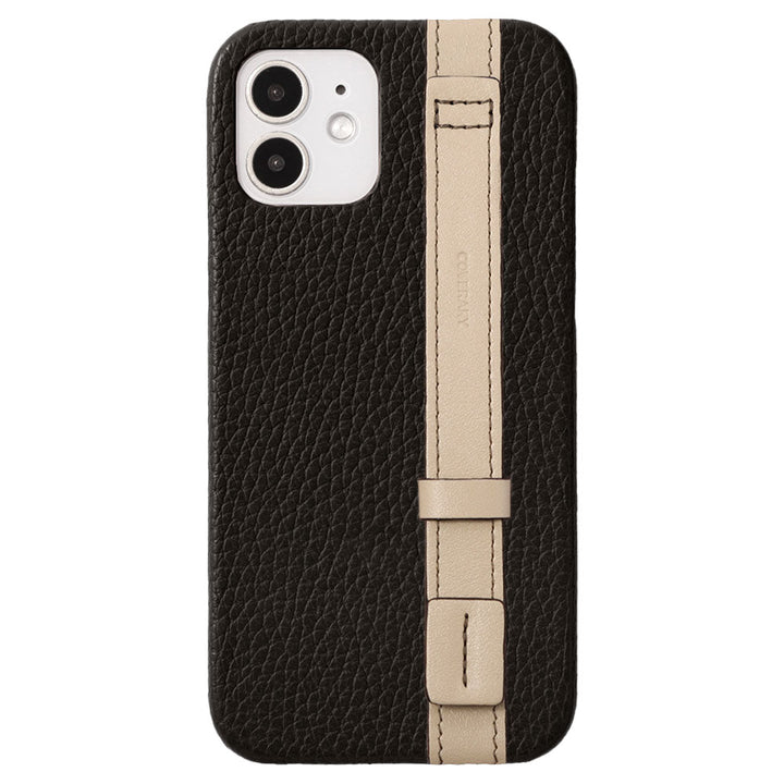 Cuir véritable 32 couleurs cuir italien grainé ligne d'accent avec poignée arrière étui Google Pixel série