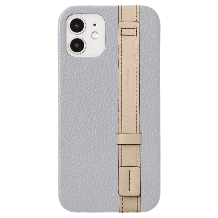 Cuir véritable 32 couleurs cuir italien grainé ligne d'accent avec poignée arrière étui Google Pixel série