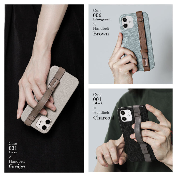 Cuir véritable 32 couleurs cuir italien grainé ligne d'accent avec poignée arrière étui Google Pixel série