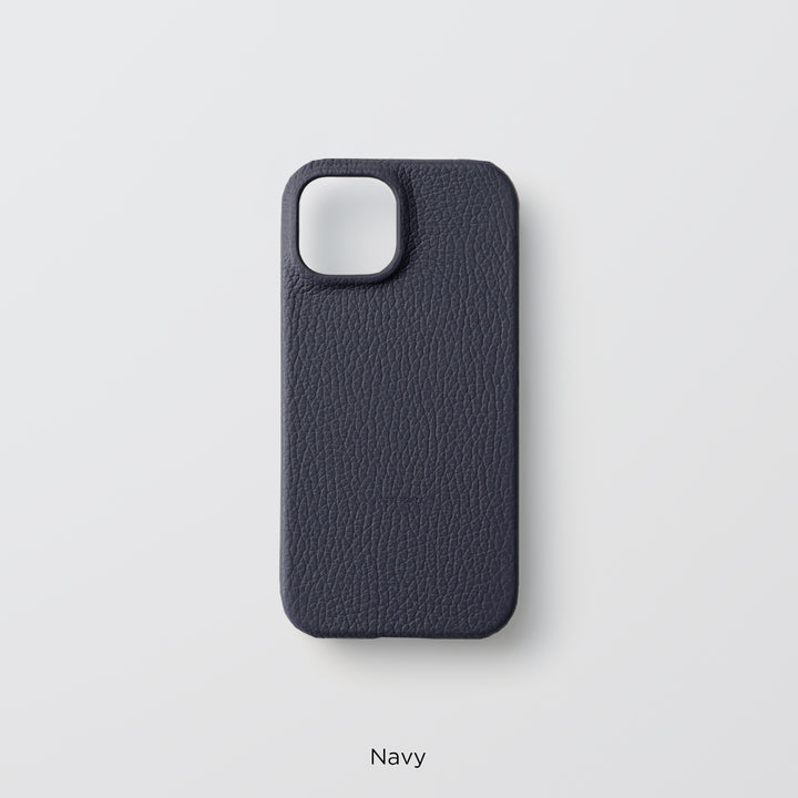 Coque arrière en cuir italien grainé 32 couleurs en cuir véritable