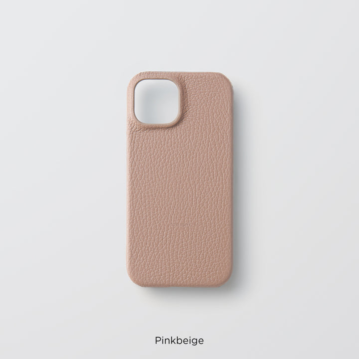Coque arrière en cuir italien grainé 32 couleurs en cuir véritable