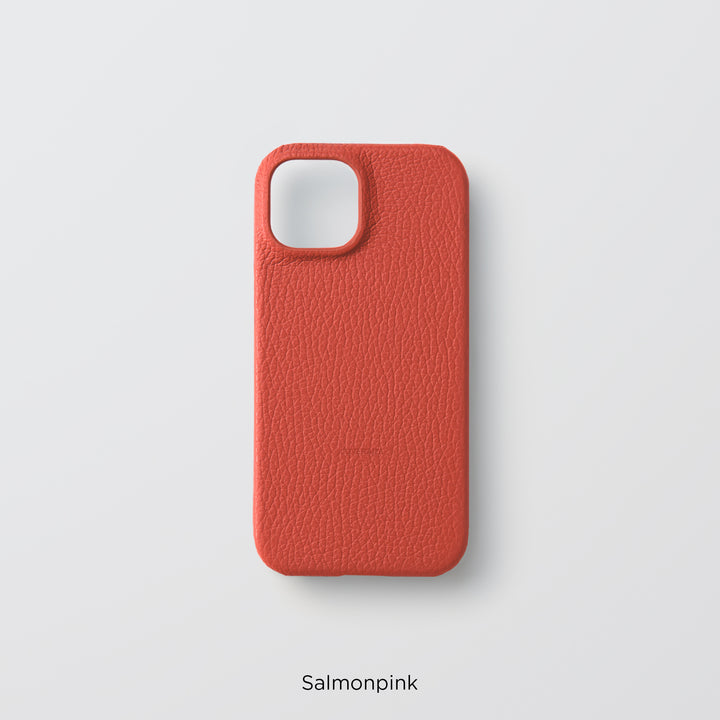 Coque arrière en cuir italien grainé 32 couleurs en cuir véritable