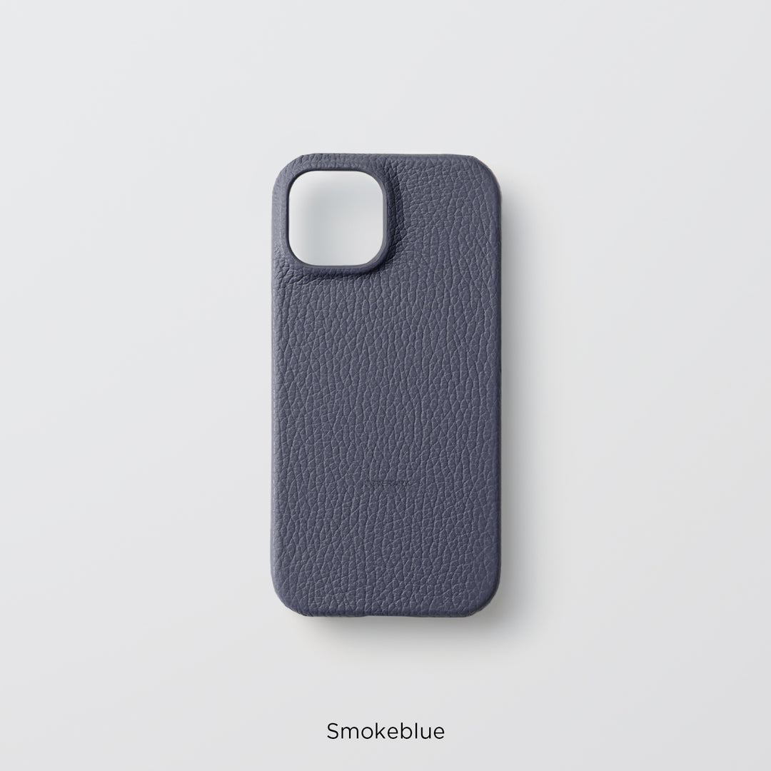 Coque arrière en cuir italien grainé 32 couleurs en cuir véritable