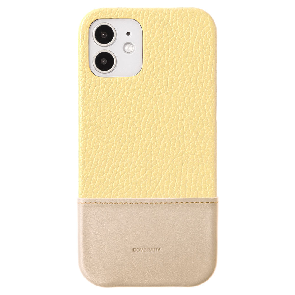 Genuine leather 32 colors Italian shrink leather two-tone different material back case for Google Pixel series