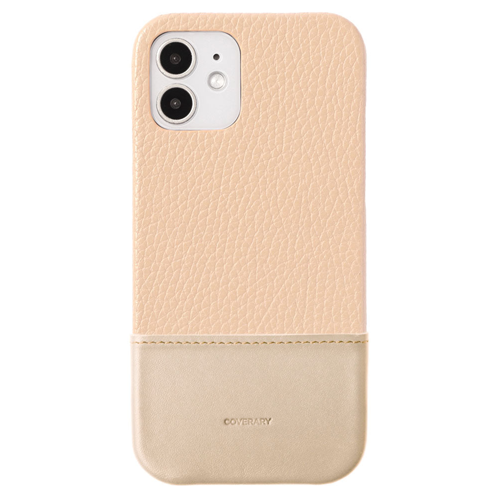 Cuir véritable 32 couleurs cuir italien grainé bicolore matériau différent coque arrière série AQUOS