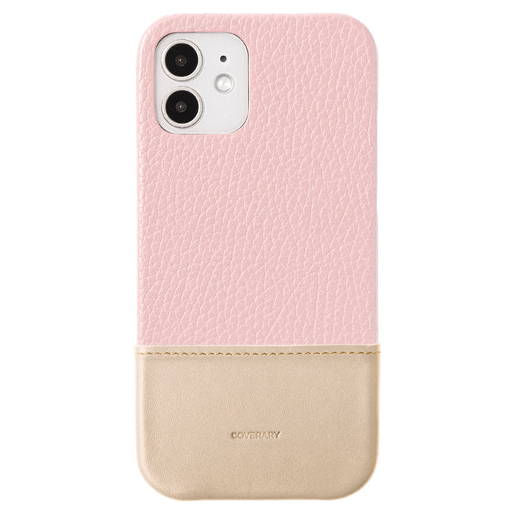 Cuir véritable 32 couleurs cuir italien grainé bicolore matériau différent coque arrière série AQUOS