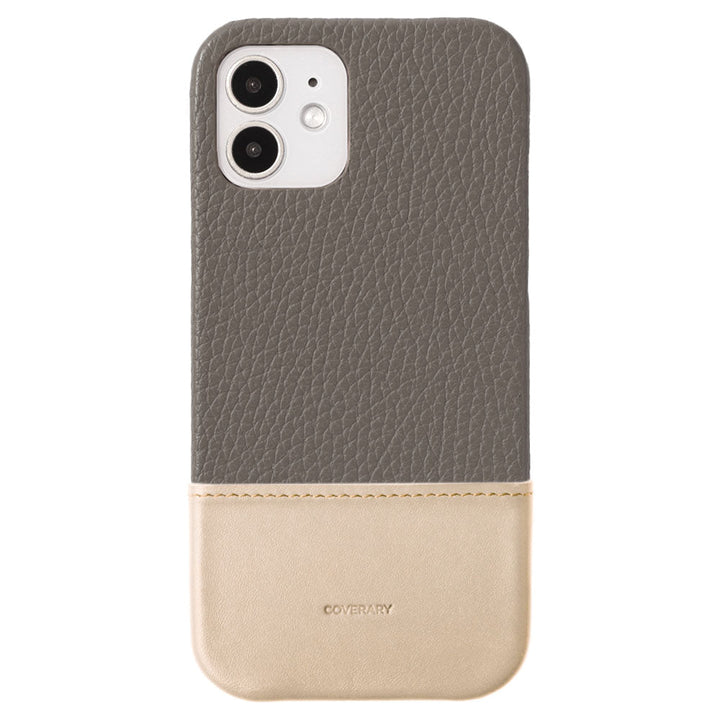 Genuine leather 32 colors Italian shrink leather two-tone different material back case for Google Pixel series