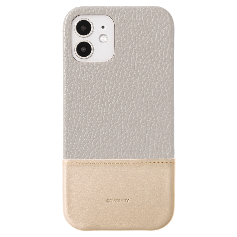 Genuine leather 32 colors Italian shrink leather two-tone different material back case for Google Pixel series