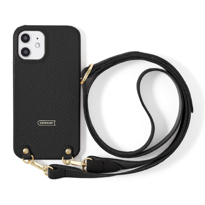 Cuir véritable 32 couleurs cuir italien grainé bicolore avec large sangle d'épaule étui arrière série Xperia