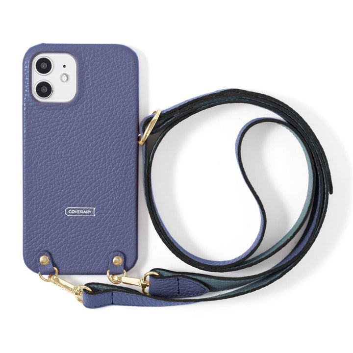 Genuine leather 32 colors Italian shrink leather bicolor wide shoulder strap included back case for Google Pixel series