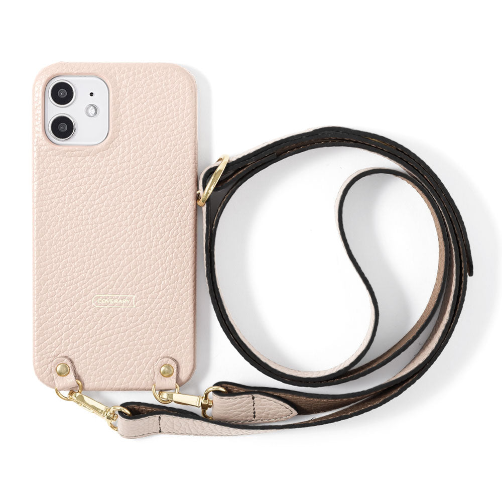 Genuine leather 32 colors Italian shrink leather bicolor wide shoulder strap included back case for Google Pixel series