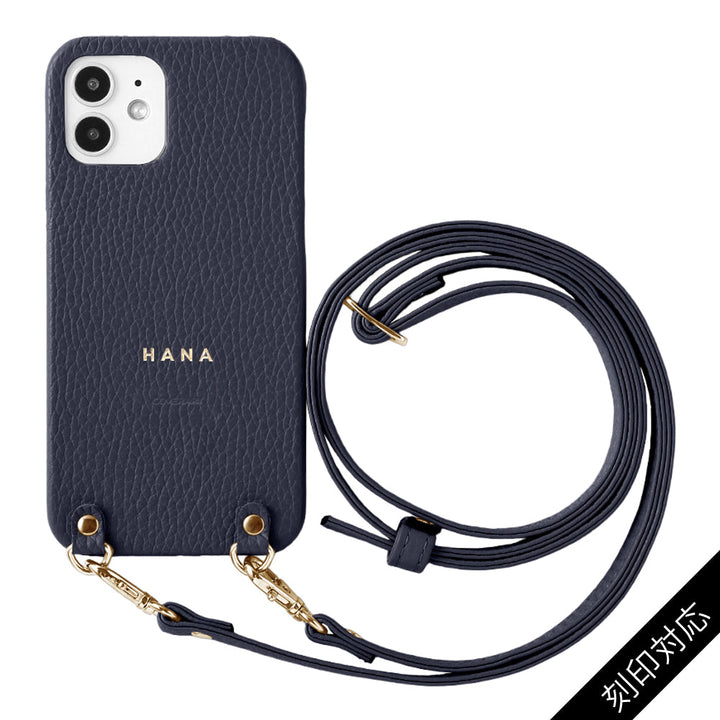 Genuine leather 32 colors Italian shrink leather with shoulder strap back case name engraving (foil stamping) Google Pixel series