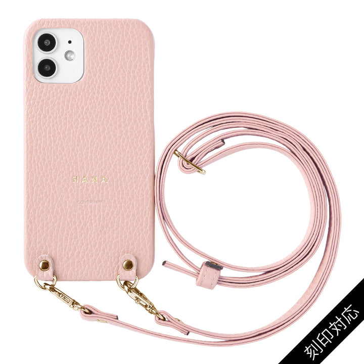 Genuine leather 32 colors Italian shrink leather with shoulder strap back case name engraving (foil stamping) Google Pixel series
