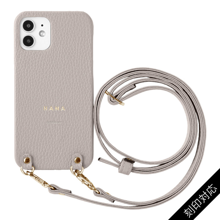 Genuine leather 32 colors Italian shrink leather with shoulder strap back case name engraving (foil stamping) Google Pixel series