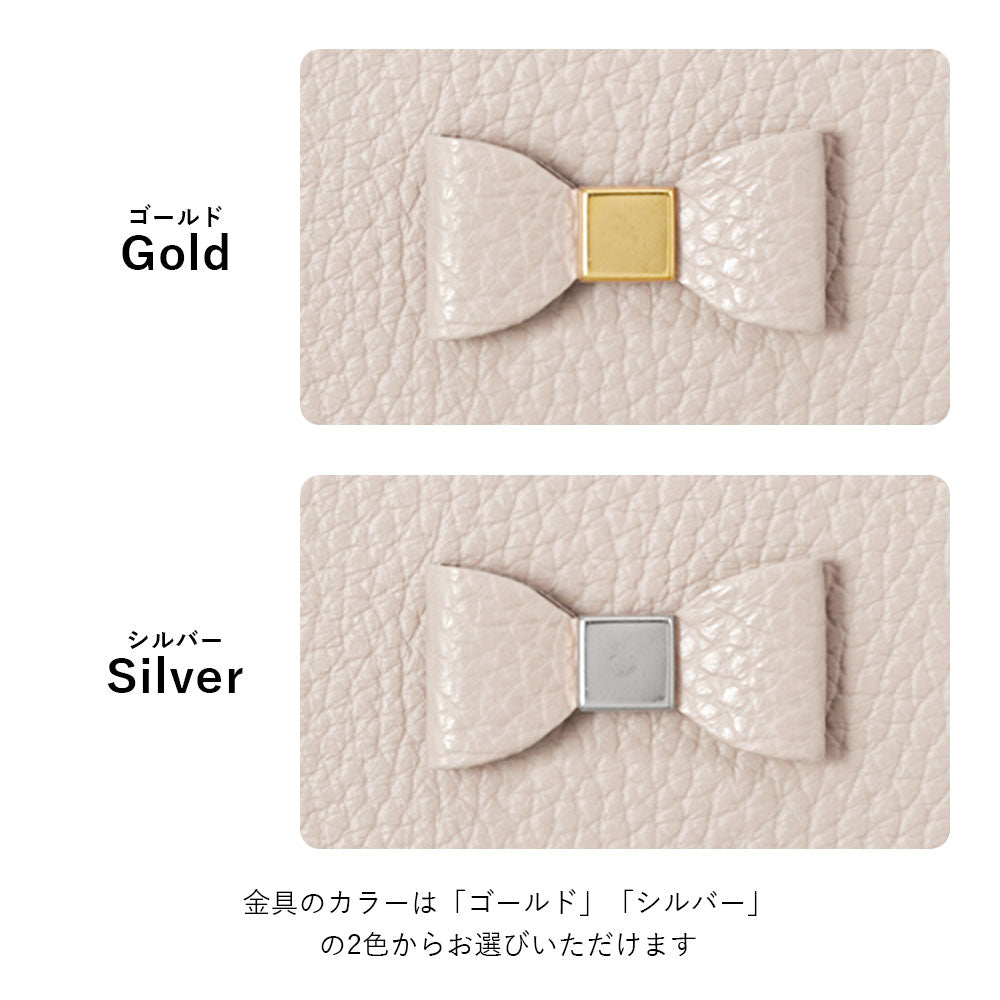 Genuine leather 32 colors Italian shrink leather selectable bicolor one-point ribbon decoration back case Galaxy series