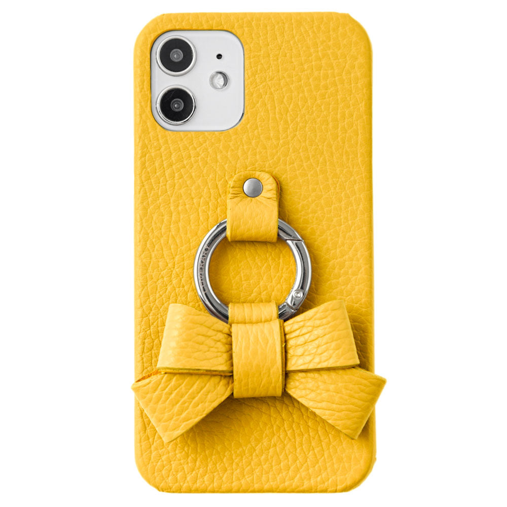 本革 32色 イタリアンシュリンクレザー リボンスマホリング付き 背面ケース Google Pixelシリーズ