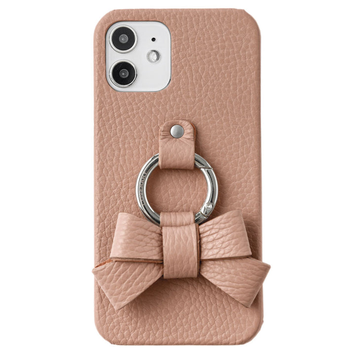 本革 32色 イタリアンシュリンクレザー リボンスマホリング付き 背面ケース Google Pixelシリーズ