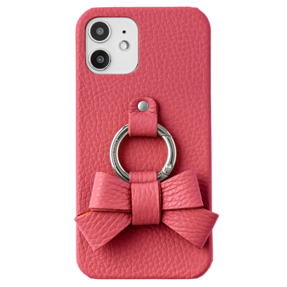 本革 32色 イタリアンシュリンクレザー リボンスマホリング付き 背面ケース Google Pixelシリーズ