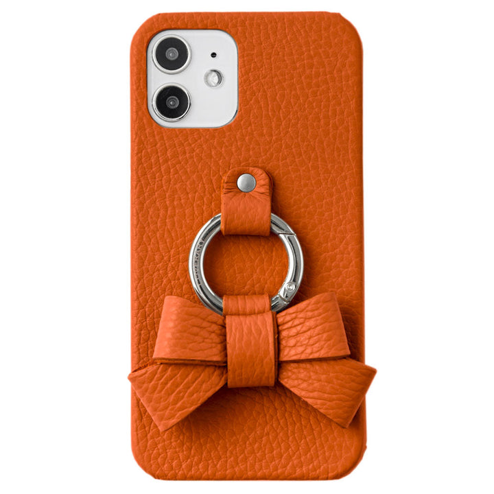 本革 32色 イタリアンシュリンクレザー リボンスマホリング付き 背面ケース Google Pixelシリーズ