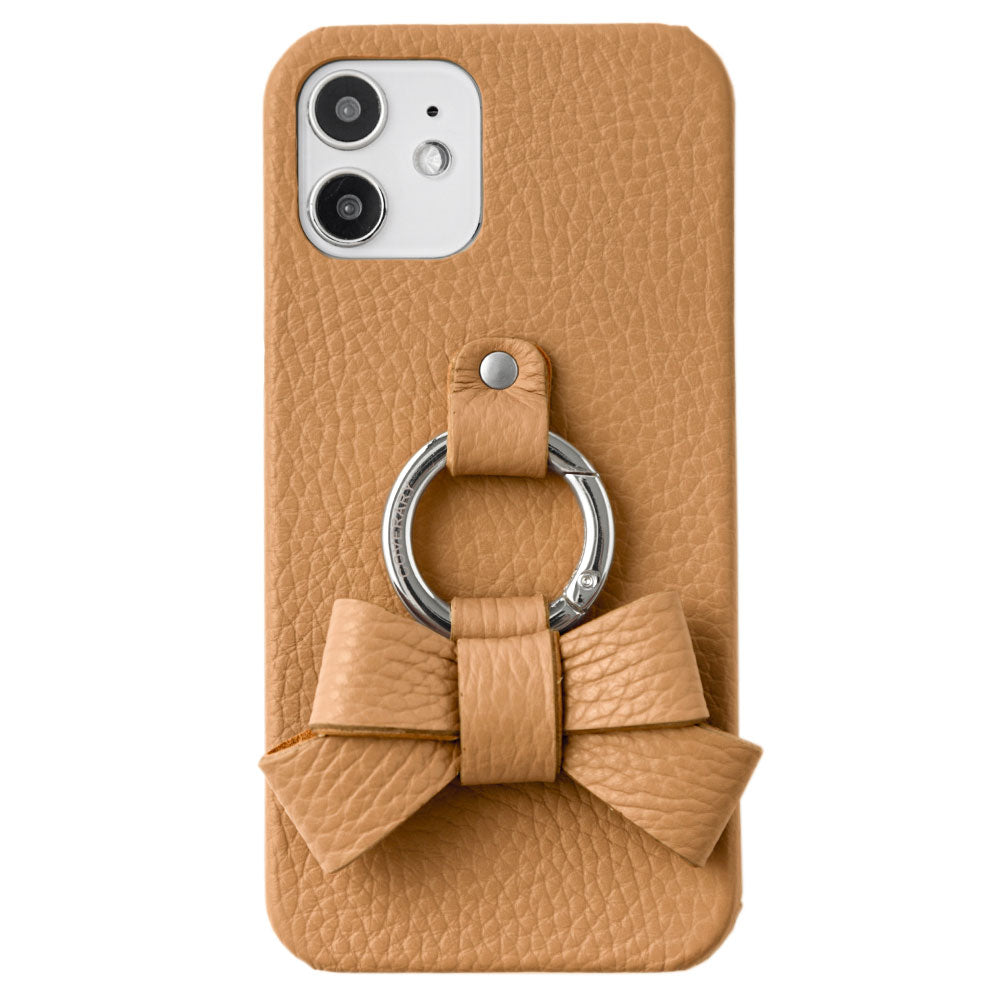 本革 32色 イタリアンシュリンクレザー リボンスマホリング付き 背面ケース Google Pixelシリーズ