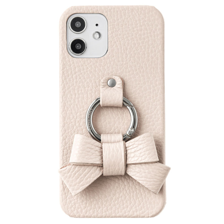 本革 32色 イタリアンシュリンクレザー リボンスマホリング付き 背面ケース Google Pixelシリーズ