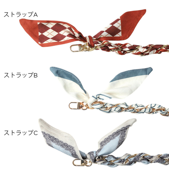 Genuine Leather 32 Colors Italian Shrink Leather Scarf Chain Hand Strap Attached Back Case AQUOS Series