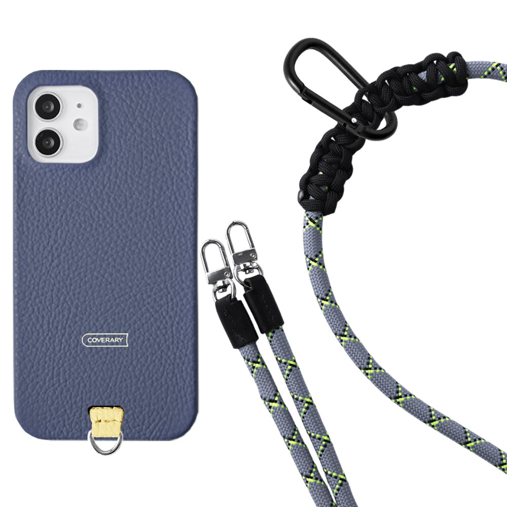 Genuine leather 32 colors Italian shrink leather holder set & 8mm rope shoulder strap included back case Google Pixel series