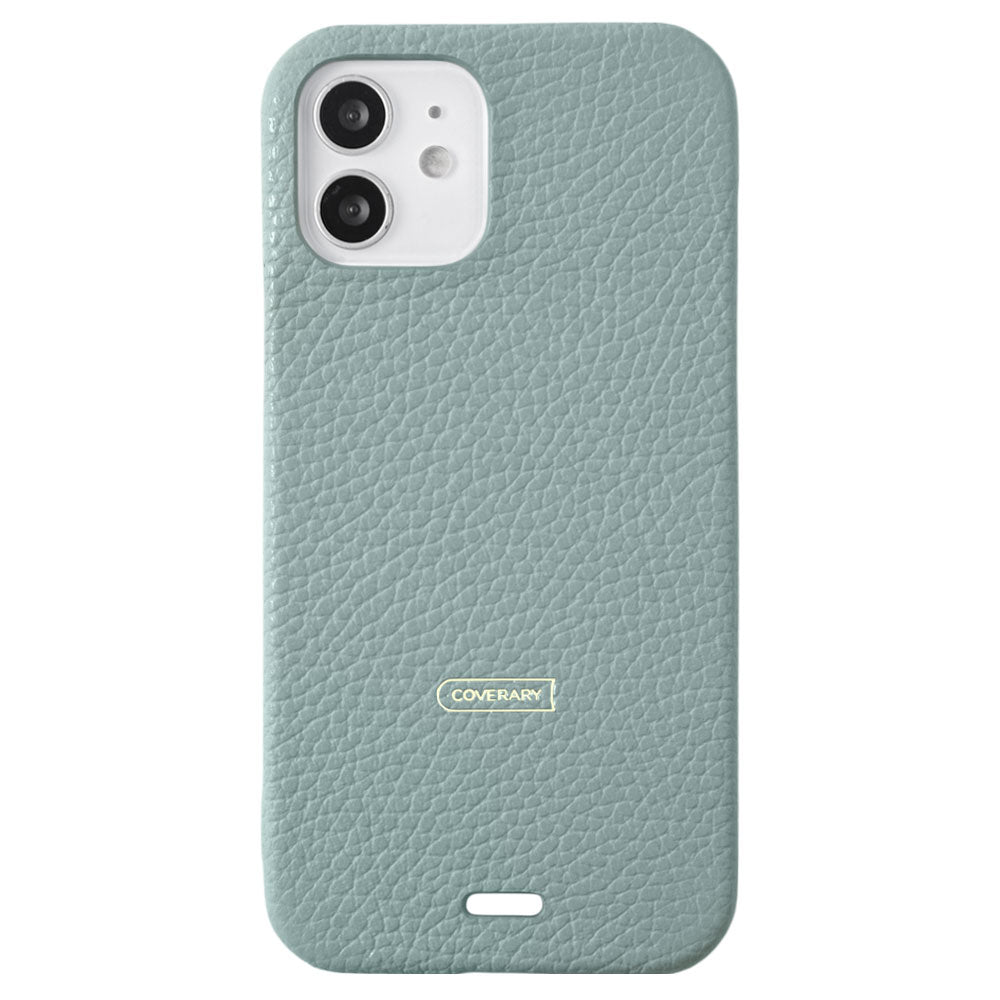 本革 32色 イタリアンシュリンクレザー ホルダー穴付き 背面ケース iPhoneシリーズ