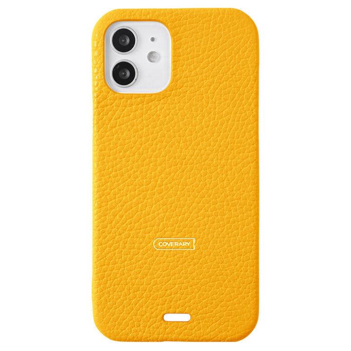 本革 32色 イタリアンシュリンクレザー ホルダー穴付き 背面ケース iPhoneシリーズ