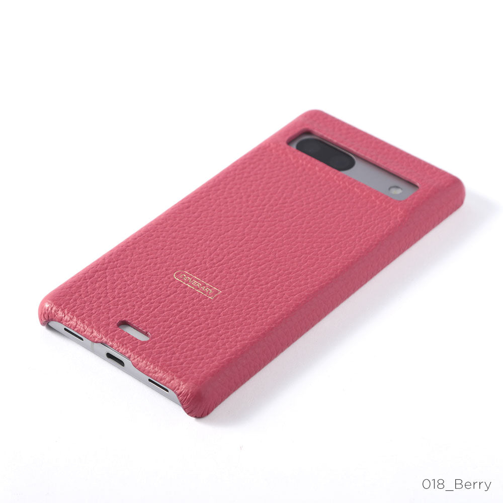 Genuine leather 32 colors Italian shrink leather holder with hole back case AQUOS series