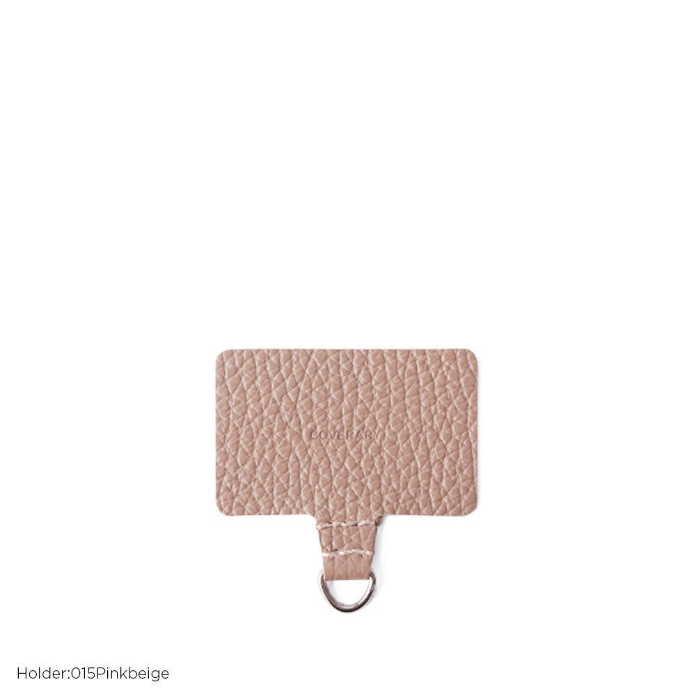 Ensemble porte-cartes en cuir italien grainé 32 couleurs avec sangle d'épaule et coque arrière pour la série Xperia