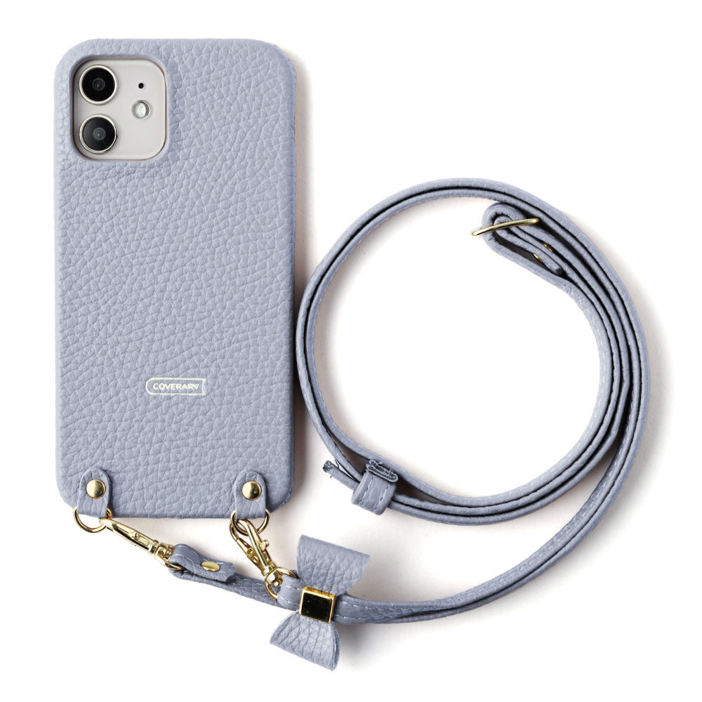 本革 32色 イタリアンシュリンクレザー 選べるリボンデコ ショルダーストラップ付き 背面ケース Google Pixelシリーズ