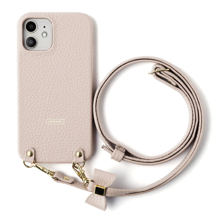 本革 32色 イタリアンシュリンクレザー 選べるリボンデコ ショルダーストラップ付き 背面ケース Google Pixelシリーズ