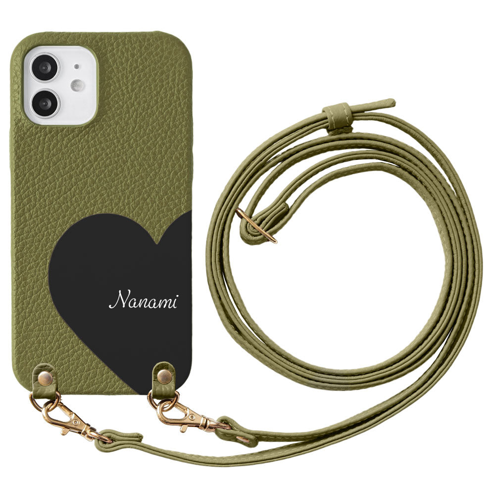 Genuine Leather 32 Colors Italian Shrink Leather Motif Cut Leather Printed Name With Shoulder Strap Back Case Xperia Series