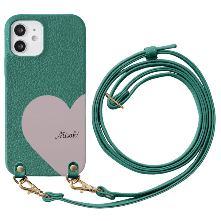 Genuine Leather 32 Colors Italian Shrink Leather Motif Cut Leather Printed Name With Shoulder Strap Back Case Xperia Series