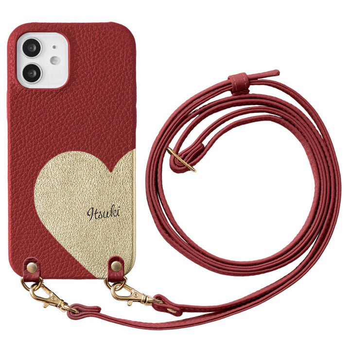 Genuine Leather 32 Colors Italian Shrink Leather Motif Cut Leather Printed Name With Shoulder Strap Back Case Xperia Series