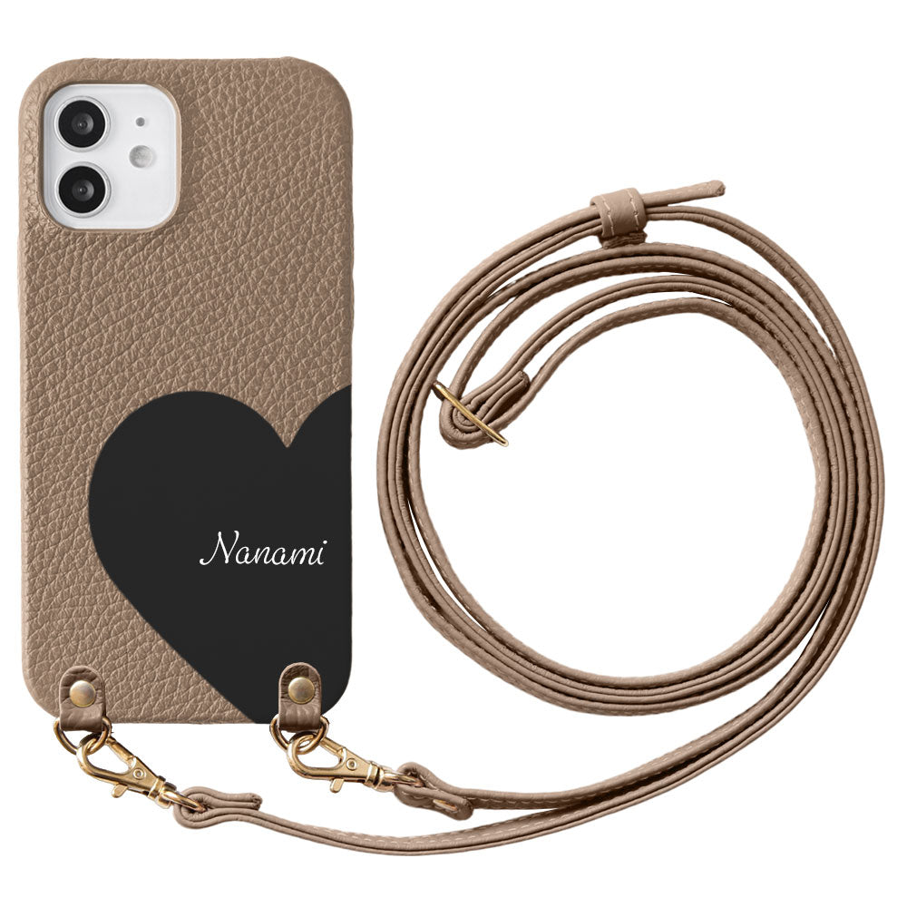 Genuine Leather 32 Colors Italian Shrink Leather Motif Cut Leather Printed Name With Shoulder Strap Back Case Xperia Series