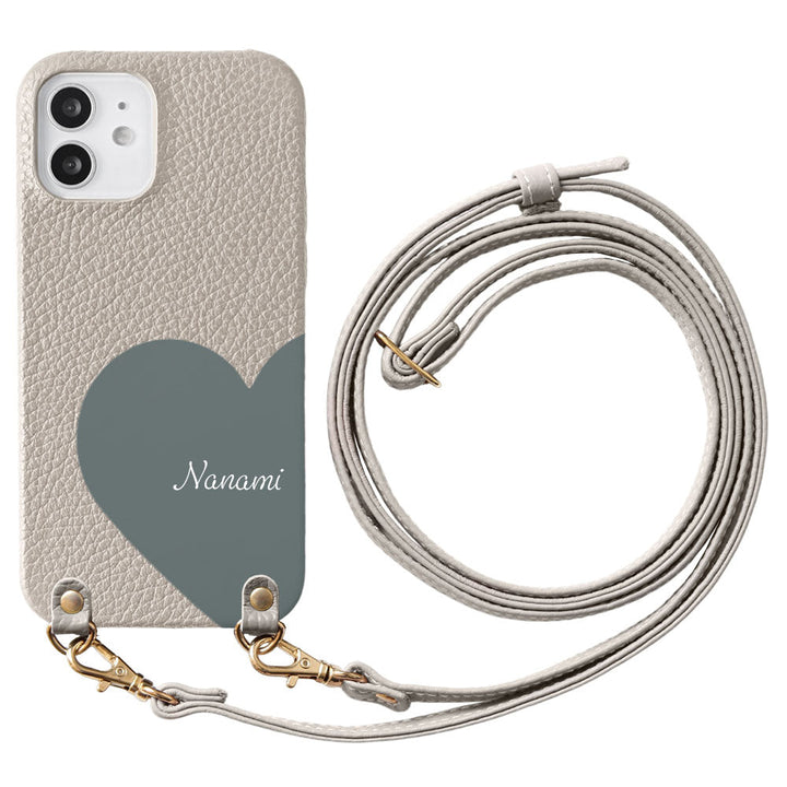 Genuine Leather 32 Colors Italian Shrink Leather Motif Cut Leather Printed Name With Shoulder Strap Back Case Xperia Series