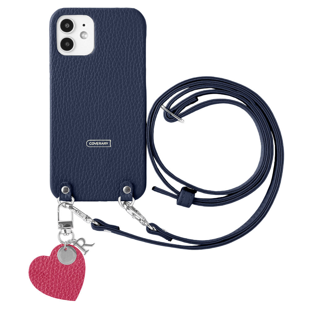 Cuir véritable 32 couleurs cuir italien grainé avec bandoulière breloque initiale motif coque arrière série Google Pixel