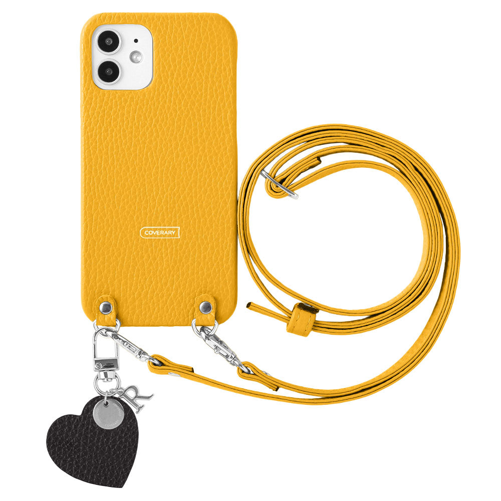 Cuir véritable 32 couleurs cuir italien grainé avec bandoulière breloque initiale motif coque arrière série Google Pixel