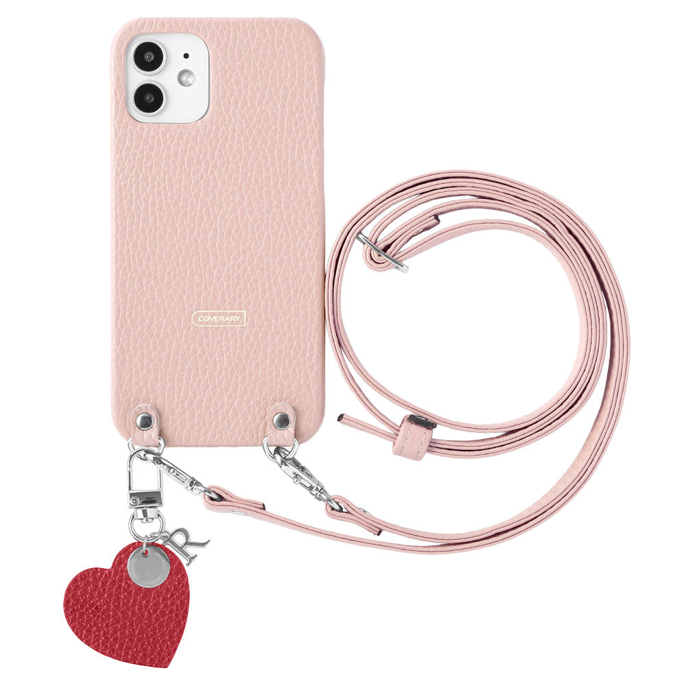 Cuir véritable 32 couleurs cuir italien grainé avec bandoulière breloque initiale motif coque arrière série Google Pixel