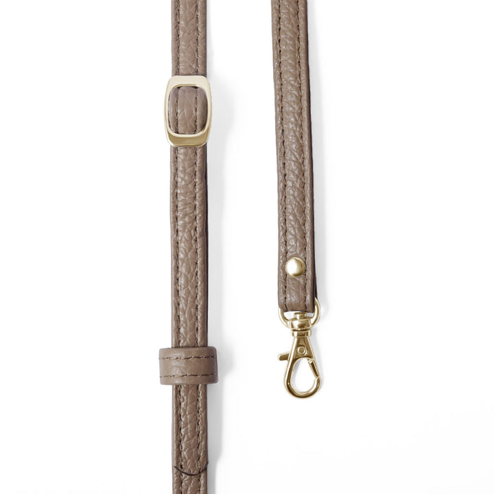 Genuine leather 32 colors Italian shrink leather mini initial charm with shoulder strap back case
