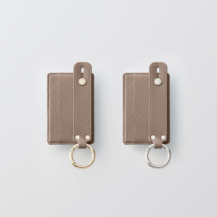 Étui arrière en cuir véritable et TPU compatible MagSafe, tous modèles, avec porte-cartes et dragonne, 32 couleurs, cuir italien grainé, série Xperia
